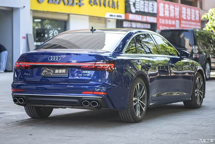 【图】蓝色a6l怎么这么帅?_奥迪a6l/a6(进口)论坛_汽车之家论坛