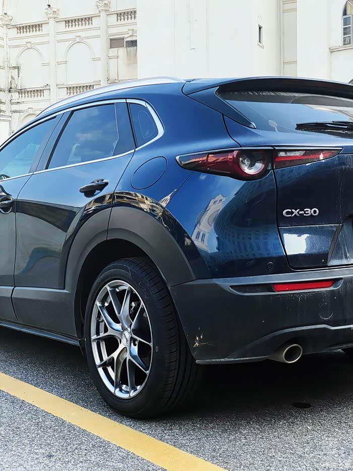 【图】cx30手动档,改装18寸轮毂,225/50r18车胎_马自达cx-30论坛_汽车