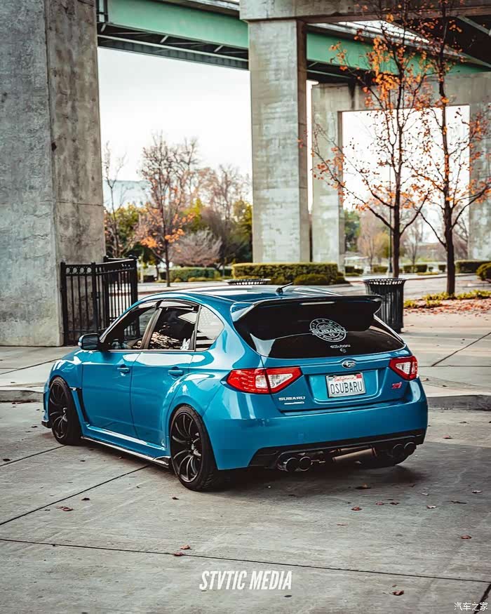 斯巴鲁翼豹sti 10代两厢母豹#汽车改装# ,斯巴鲁真帅!