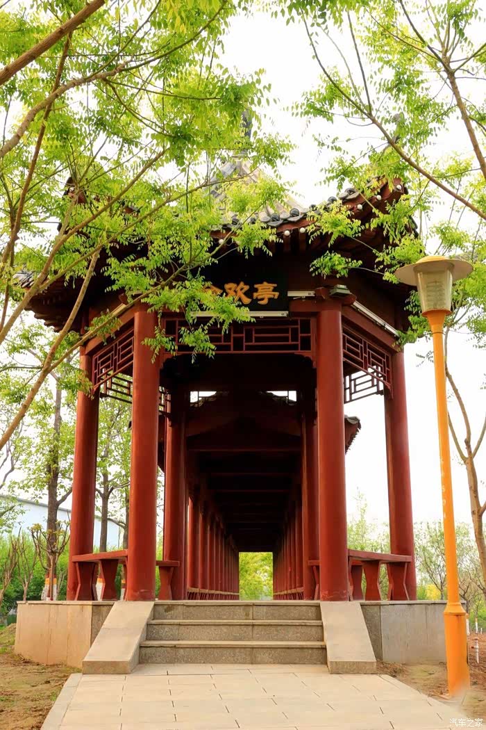 石家庄cs35车友会幽静闲适的鹿泉区石柏公园