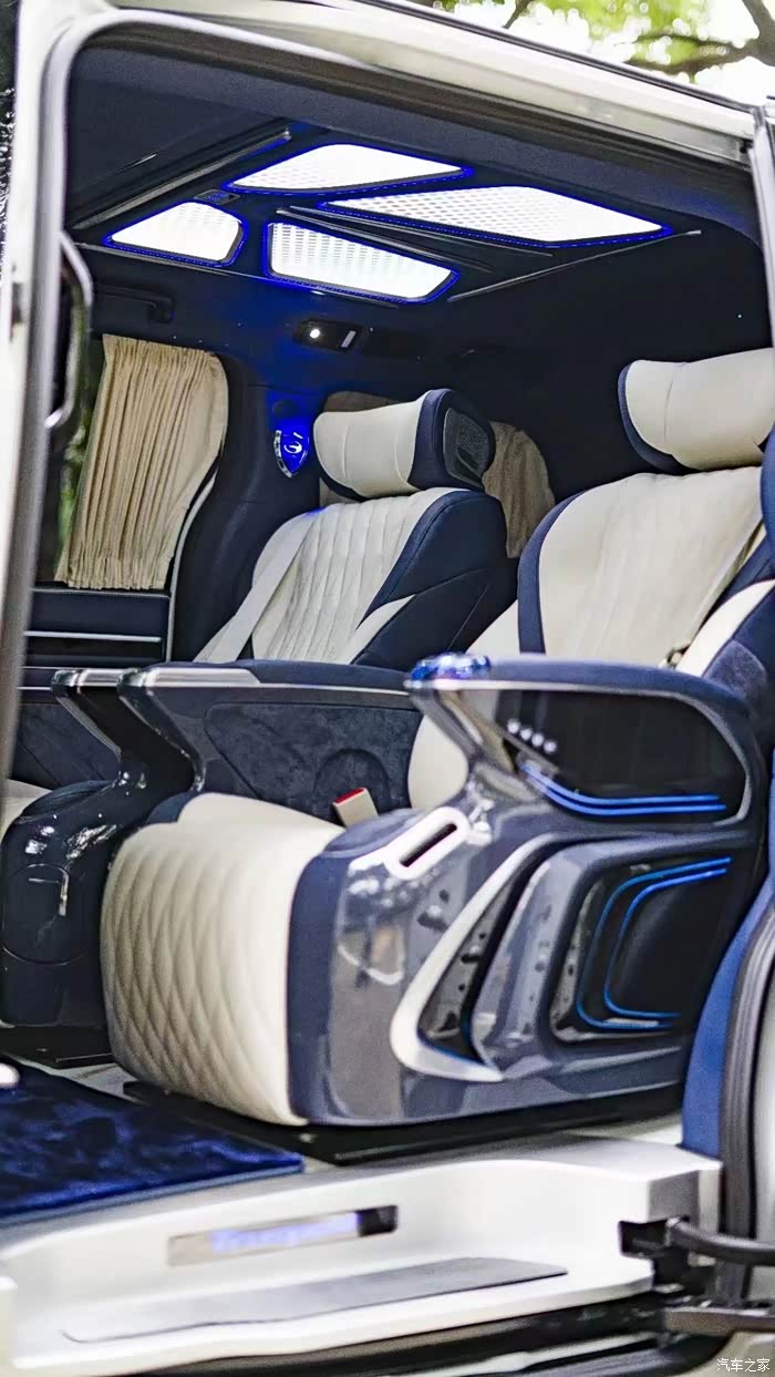 【图】广汽传祺gm8/m8商务车各种颜色全车内饰改装升级案例!
