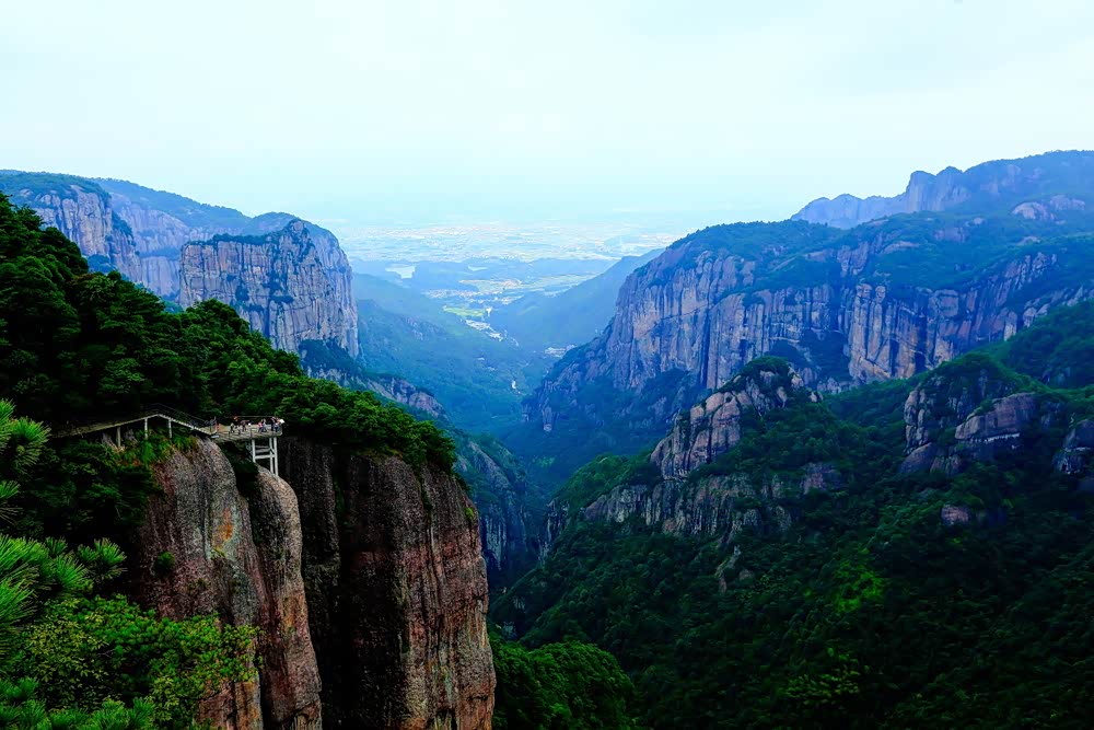 浙江台州,神仙居."兼有天台之幽深,雁荡之奇崛