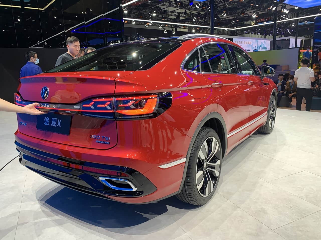 2020北京国际车展轿跑suv途观x