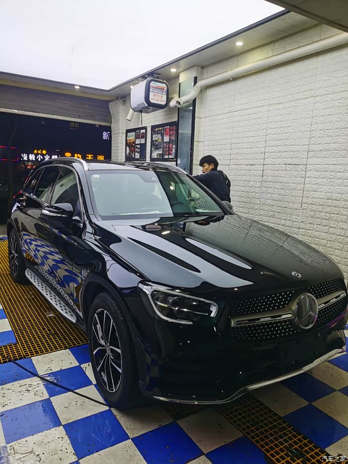 红宝石黑glc300选车 提车 车衣 用车作业