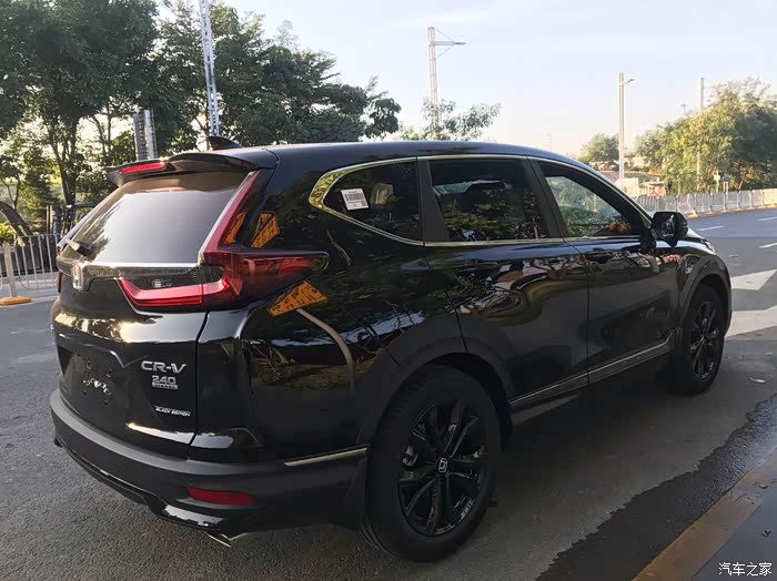 本田crv黑爵士提车作业