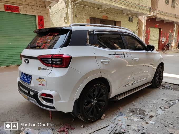 再次小改瑞虎5x手动贴悬浮窗