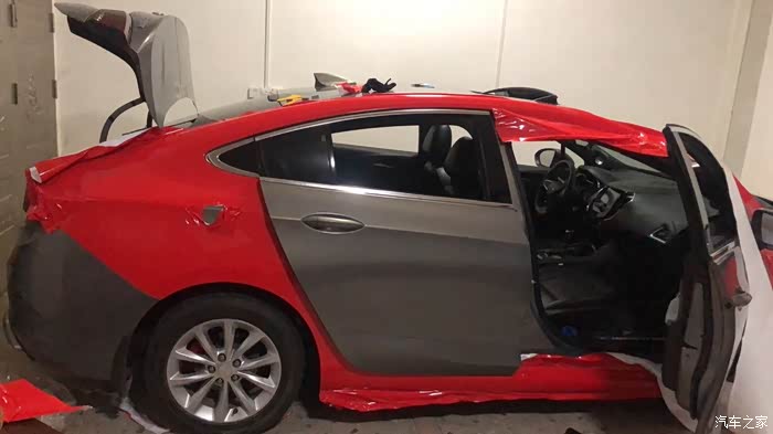 【图】钛金灰改水晶法拉利红_科鲁兹论坛_汽车之家论坛