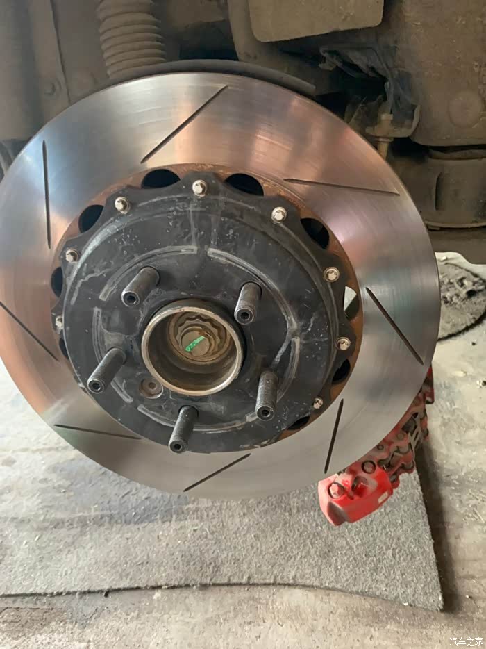 转3系前9540后9541刹车桥位合头盘没卡钳
