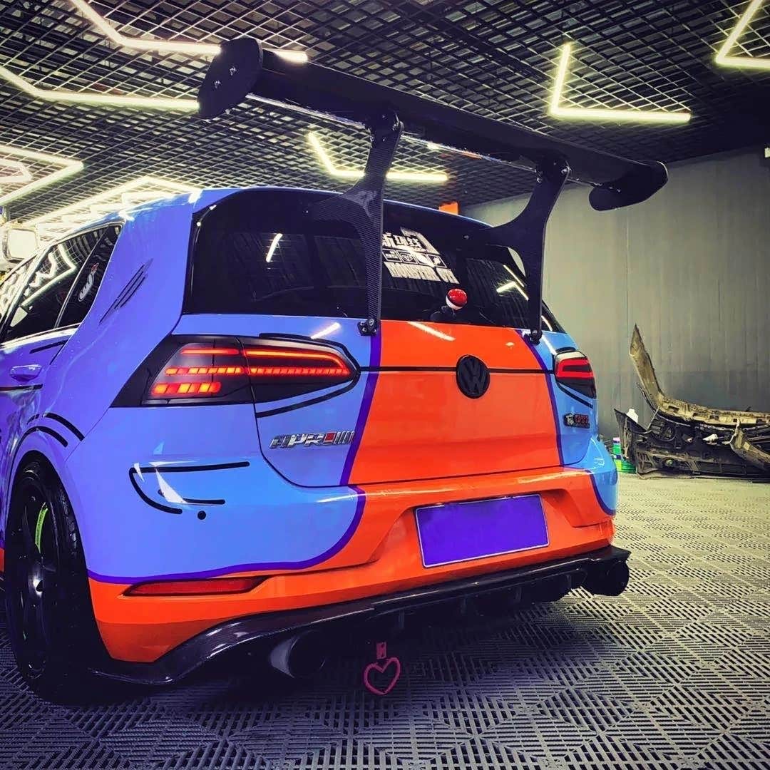 海湾涂装的mk7golfgti