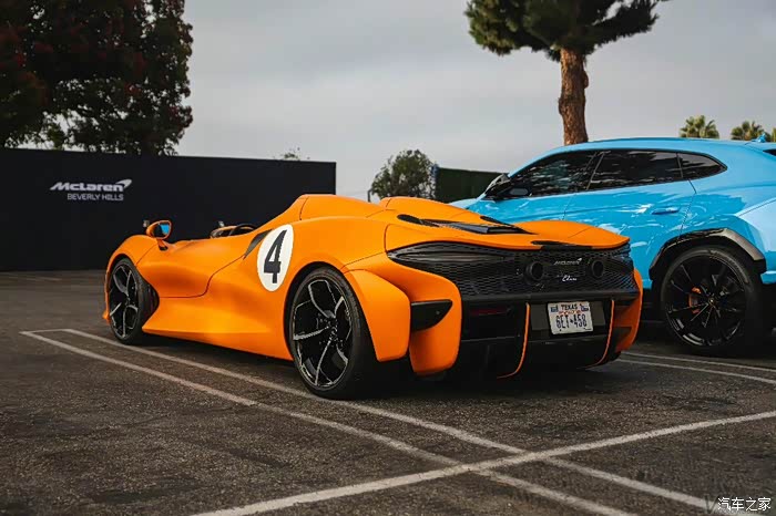 全敞篷迈凯伦mclarenelva橙色暴力