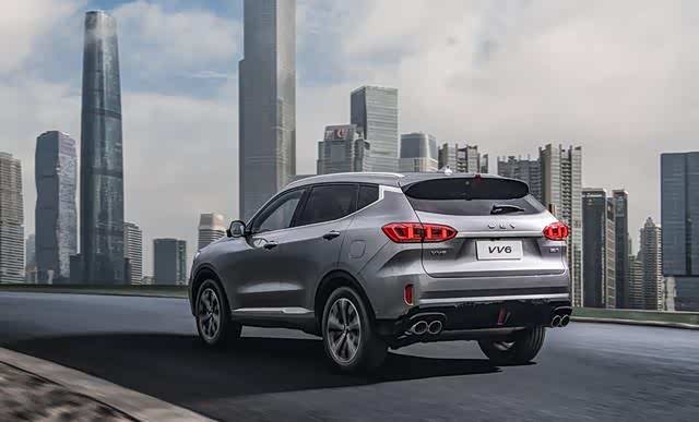 wey vv6的整体外观设计非常年轻,时尚