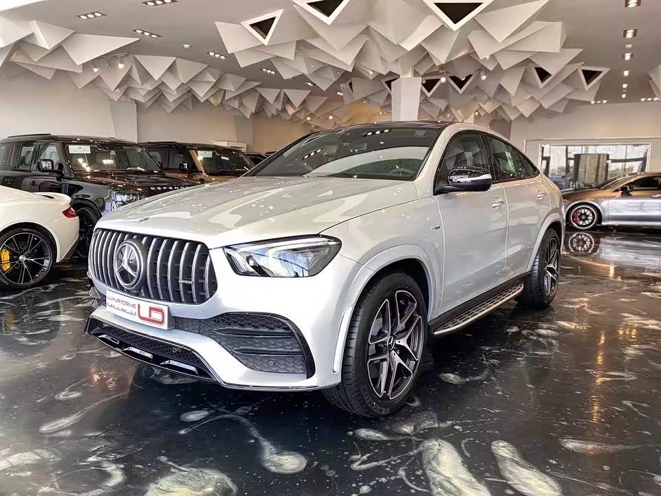 【图】amg gle 53 coupe实车,前脸中网的造型霸气_奔驰gle新能源论坛