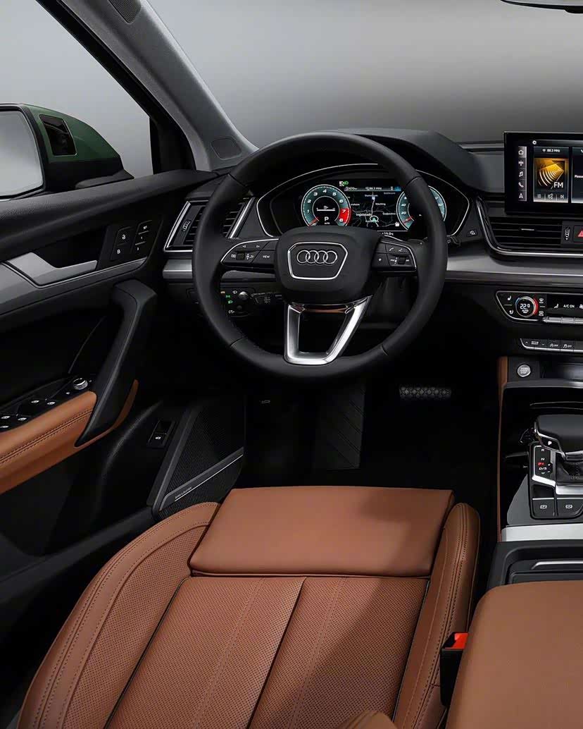 奥迪2021款q5 光这颜色就炸了