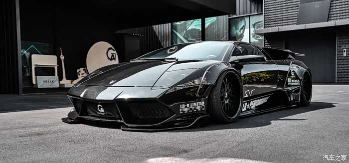 【图】lbwk x 兰博基尼murcielago , 1 of 1的 宽体黑蝙蝠_装饰改装
