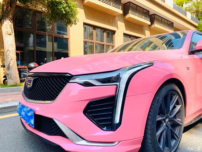 【图】在女友的熏陶下,白色车身改粉色_凯迪拉克ct4论坛_汽车之家论坛