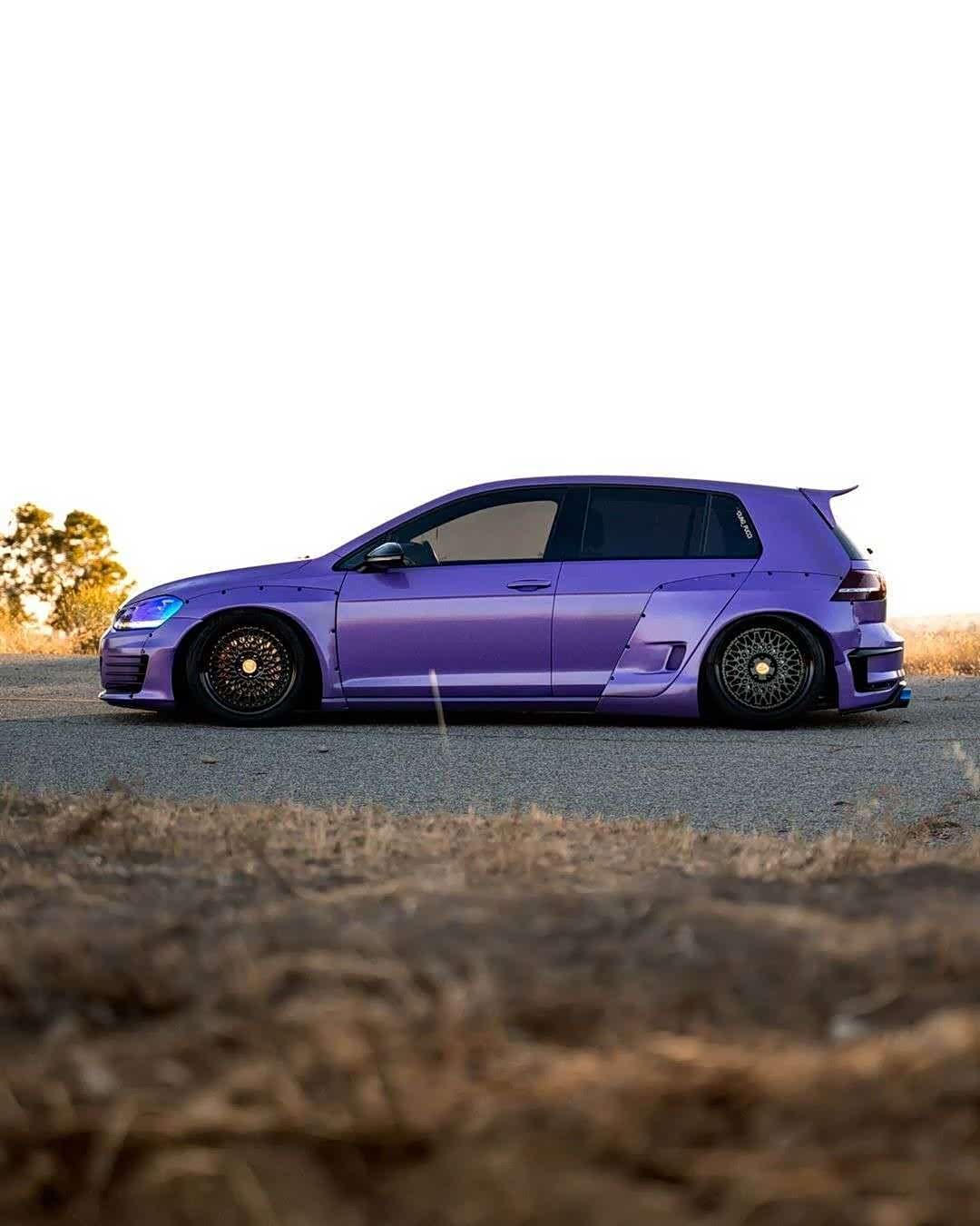 紫色宽体 mk7 golf gti.好漂亮啊!_高尔夫gti论坛_手机汽车之家