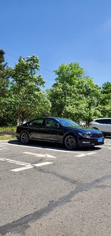 黑武士迈腾b8大宝剑轮毂加持