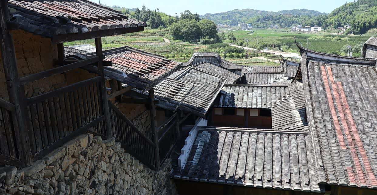 福州永泰洋尾村爱荆庄.这座180多年前的古寨!