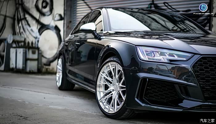 奥迪s4改装19寸双片轮毂