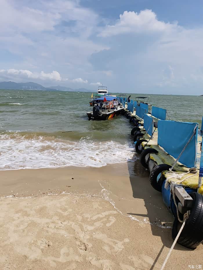 开车去惠州大亚湾华润小径湾游玩