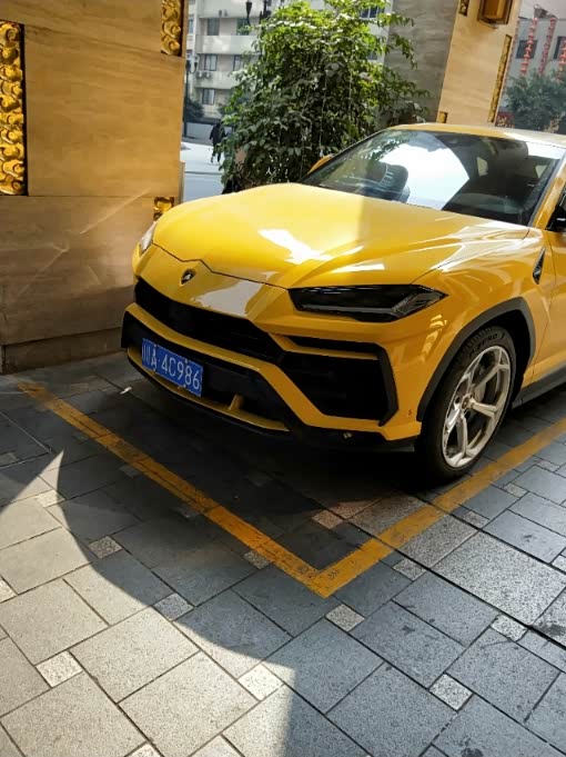 重庆渝中偶遇成都牌urus