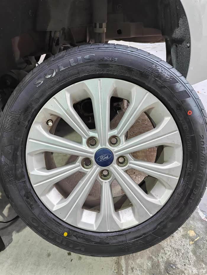 【图】福特车友会丨福睿斯更换锦湖hs61轮胎用车分享_福睿斯论坛_汽车