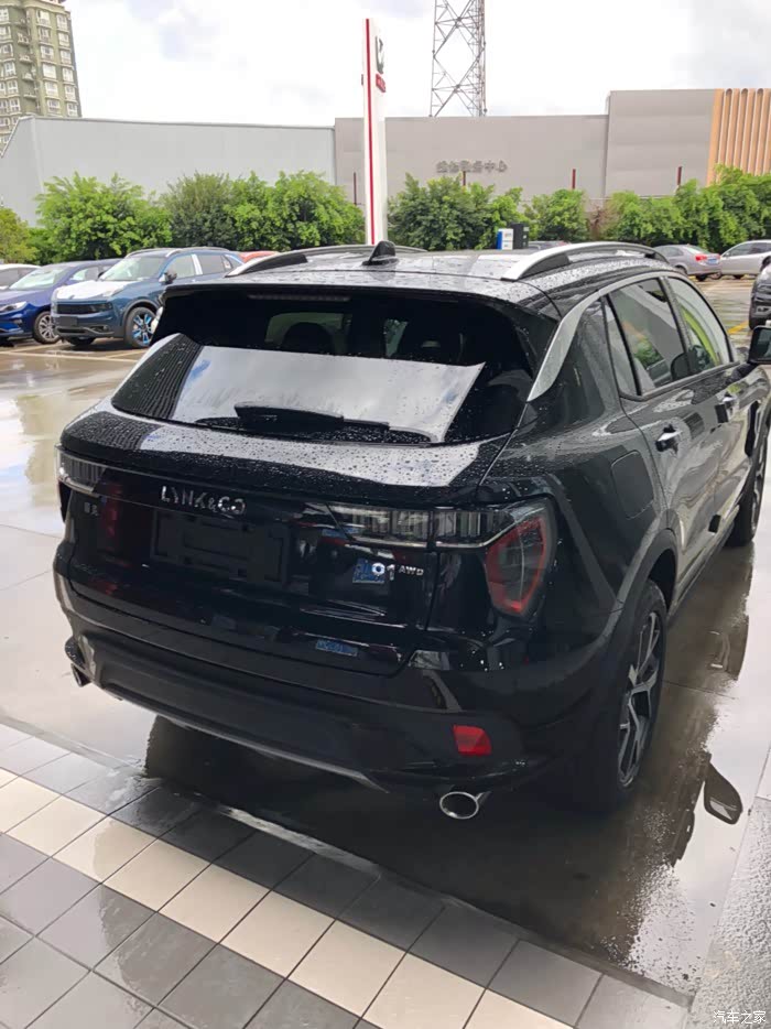 【图】台风一过就来提车劲黑pro_领克01论坛_汽车之家论坛