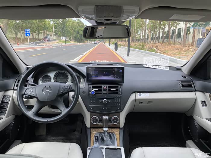 奔驰c230风吹雨打两年后复活作业下