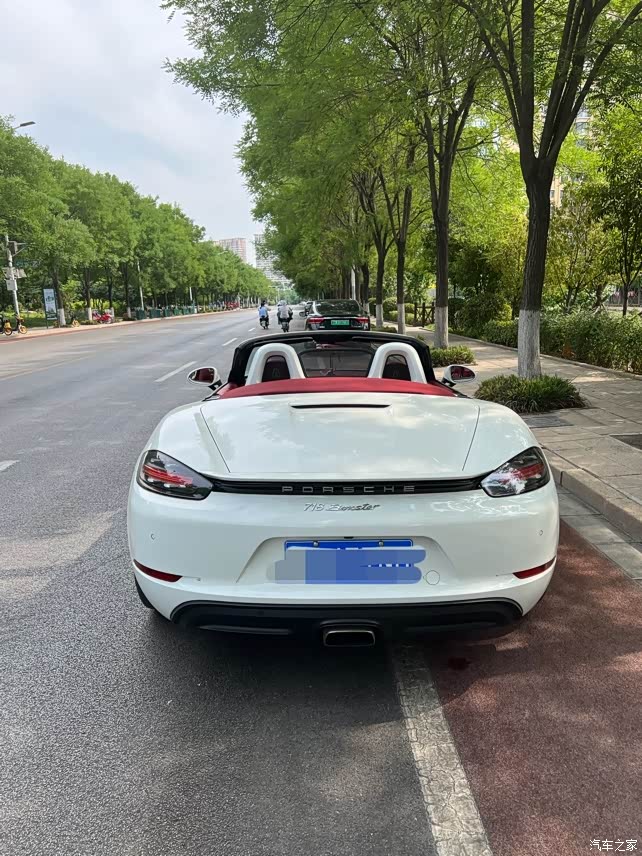 【图】19年718boxster白红红_保时捷718论坛_汽车之家论坛