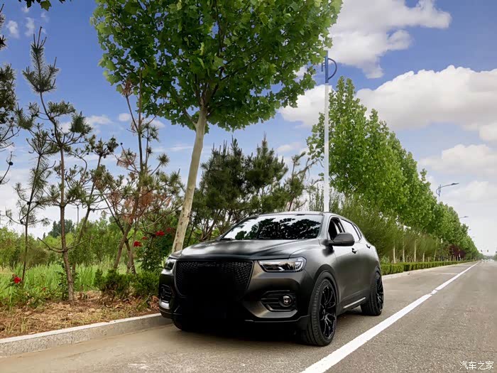 哈弗改装低趴黑武士这也太帅了