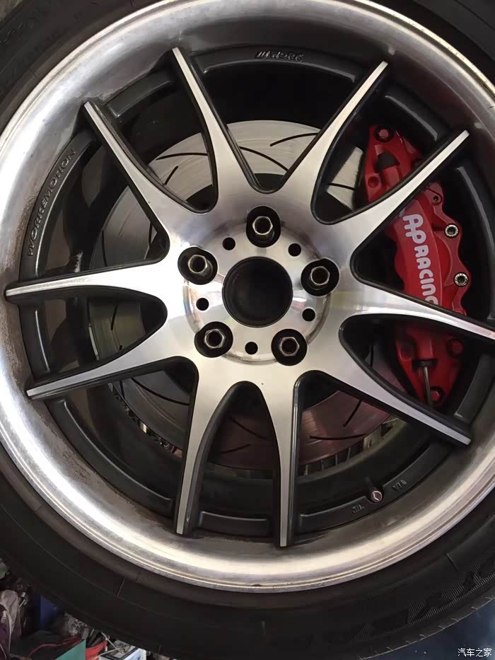 出一套锐志自用work锻造轮毂 希望版主留情