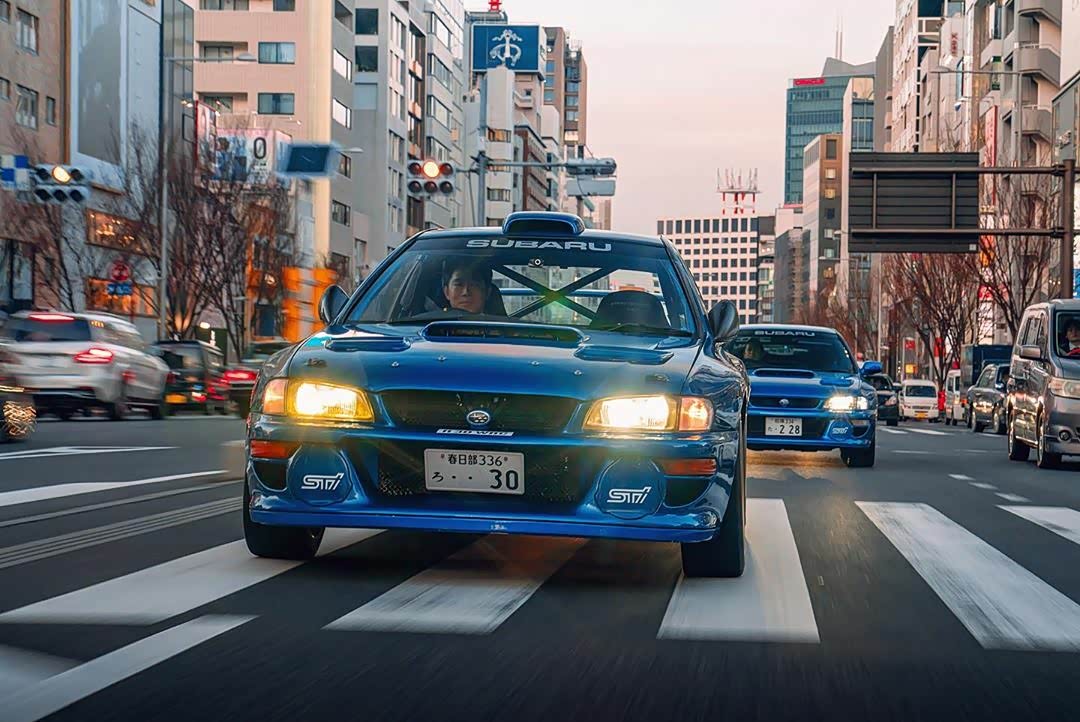 斯巴鲁wrxsti22b一款殿堂级的翼豹宽体限量标签