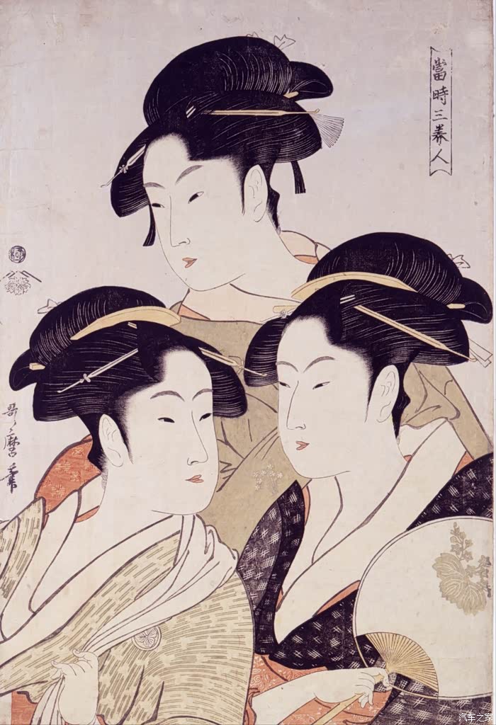 狂欢十二月喜多川歌麿绘画