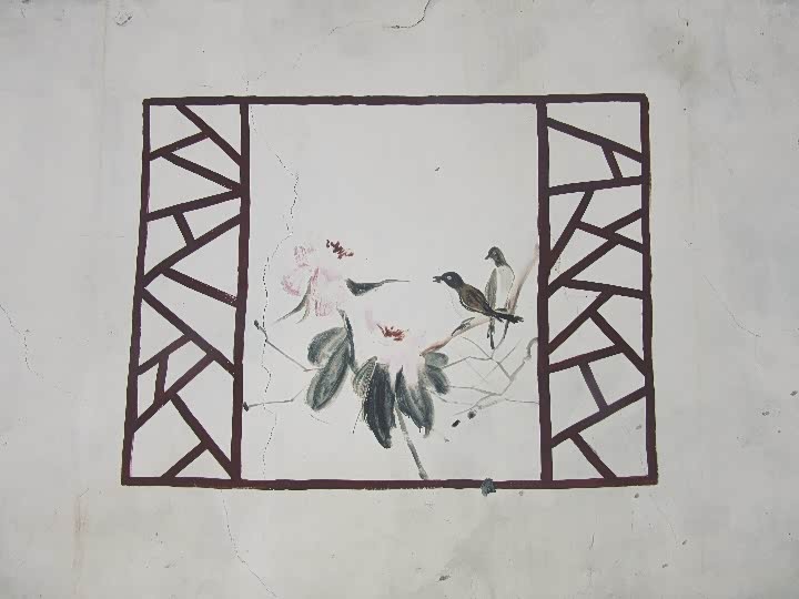 墙画.