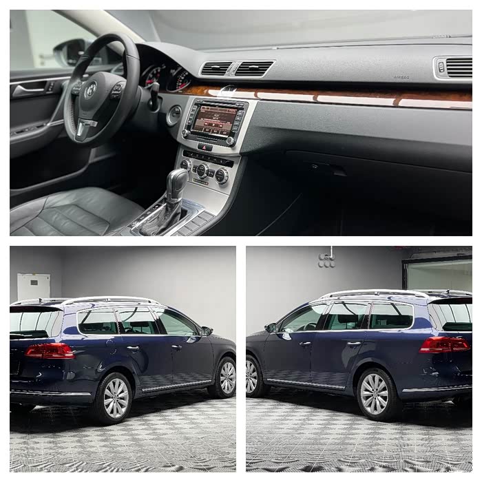 出一辆大众迈腾旅行瓦罐车