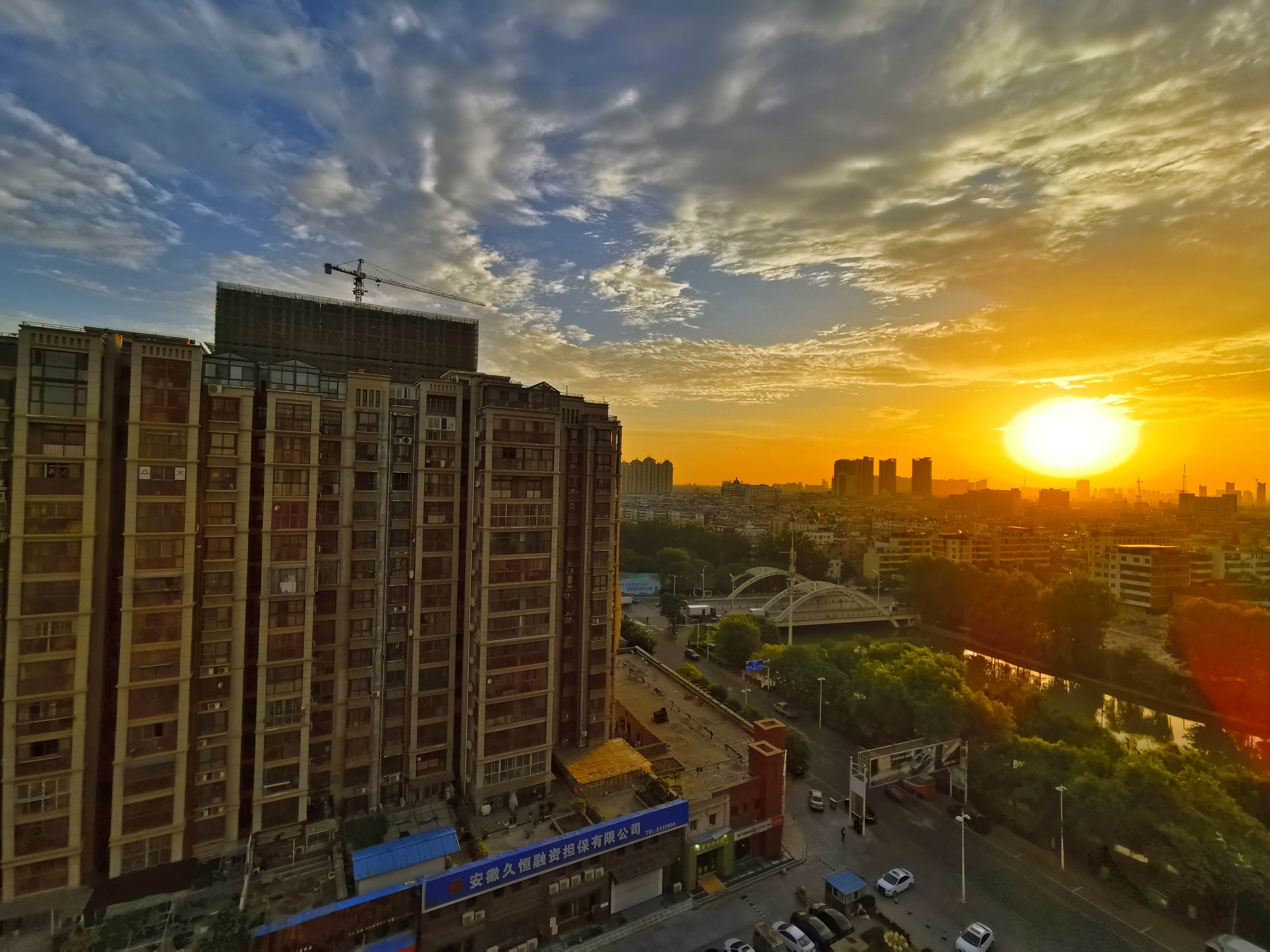 手机摄影大美阜阳华为p30pro拍摄