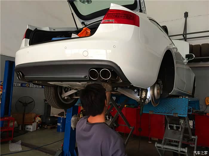 广州奥迪a5改装排气轮毂轮胎防倾杆想玩改装的参考一下