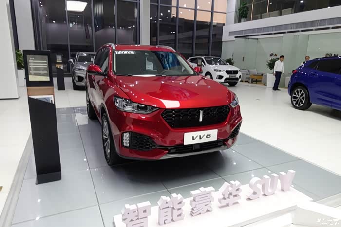 智能驾驶wey来无忧去保养升级偶遇少见的红色vv6