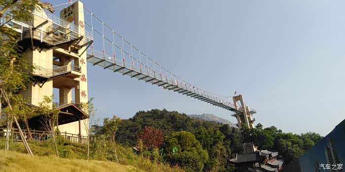 网红的水晶玻璃桥,目前没有开放.