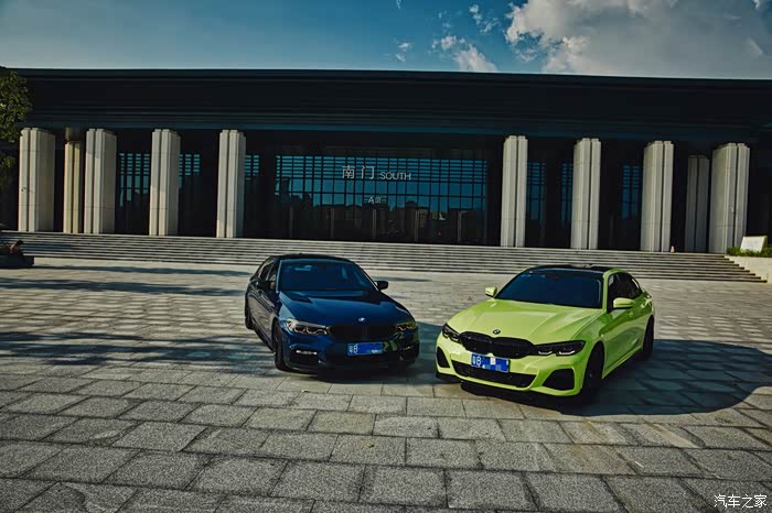 宝马秀宝马5系遇上宝马新3系