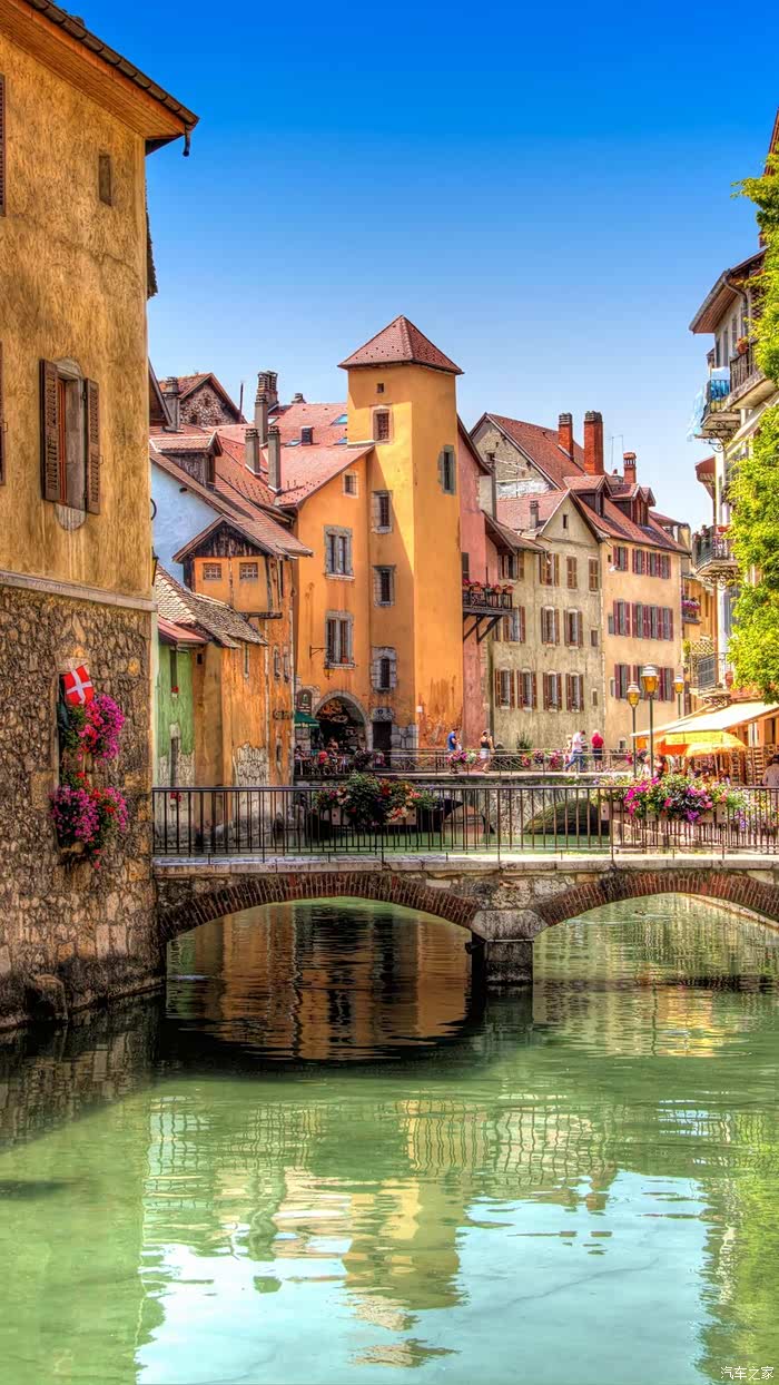 欣赏美景法国安纳西