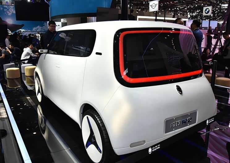 欧拉r2外观看上去真的是萌萌哒.