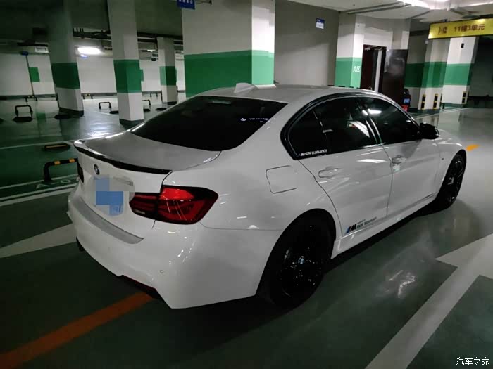 【图】320i m 曜夜白外红内,提车一周!_宝马3系论坛_汽车之家论坛