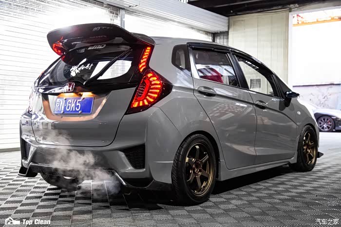 【图】水泥灰和古铜te37真是绝配._飞度论坛_汽车之家论坛