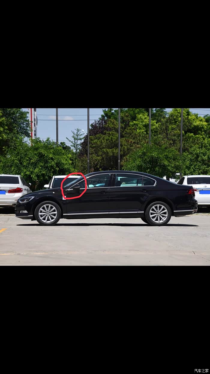 【图】贴膜请教,三角窗你们贴了没有?_迈腾论坛_汽车之家论坛