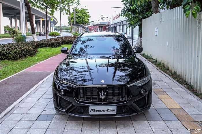玛莎拉蒂levante改装黑武士系列如此改装后的莱万特帅爆了
