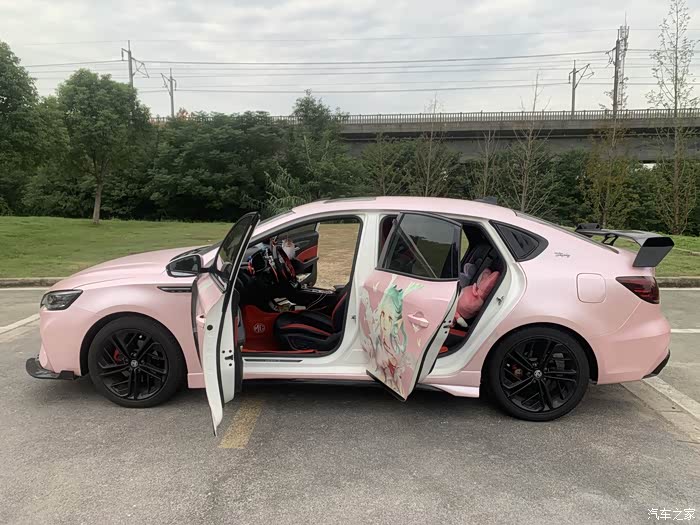 【图】名爵6电光樱花粉出没,梦幻神鹿与瑶妹相遇.