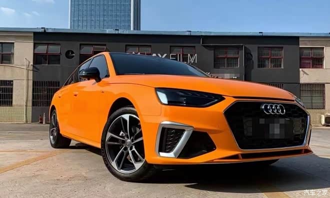 奥迪a4l改色展示运动感更佳