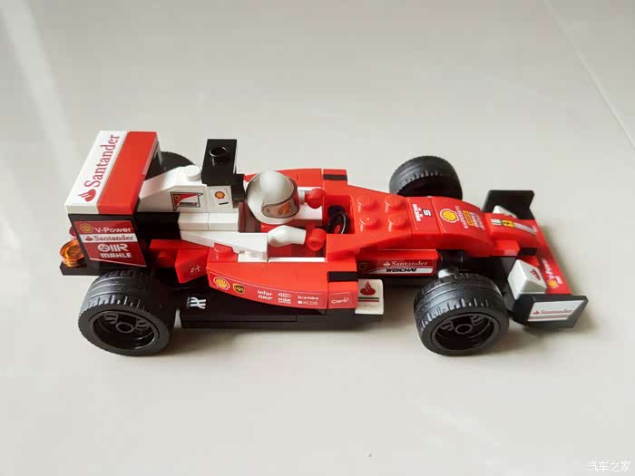 家家众测百元积木乐高75879超级赛车法拉利超耐玩