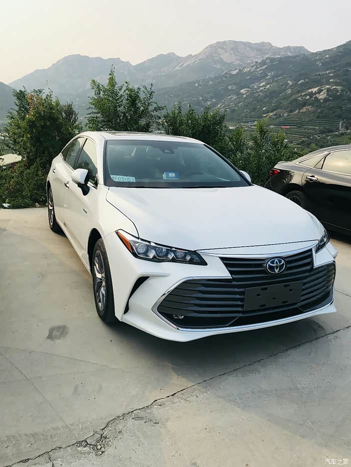 迟到的提车贴白色亚洲龙帅气的白马王子